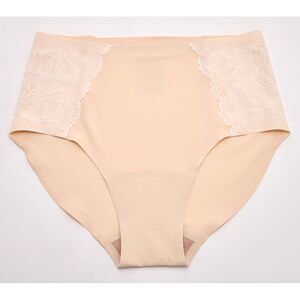 Gloria Vanderbilt Women's Panties Sz One Size Lace High Waisted Pink A711597